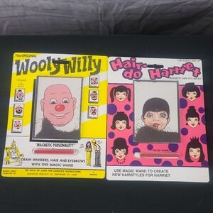 Wooly Willy and Hair do Harriet